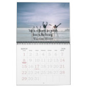 Modern zwart Inspirerend Quote 2020 Foto Kalender (Mar 2026)