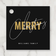 Modern zwart kerstscript