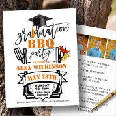 Modern Zwart Leuk Script 3 Foto AFSTUDEERDER BBQ P Kaart