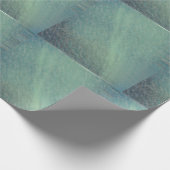 MODERN ZWART LICHTE LIJN GROEN CADEAUPAPIER (Hoek)