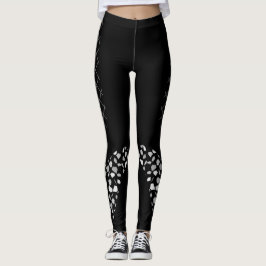 Modern zwart mode ontwerp leggings