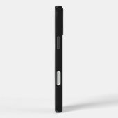 Modern zwart monogram Initialen Hedendaags Case-Mate iPhone Case (Achterkant / Rechts)