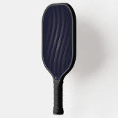 Modern zwart monogram | Retro geometrisch Pickleball Paddle (Links)
