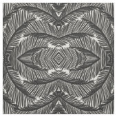 Modern zwart palm Leaf Tropical Pattern Stof (Swatch)