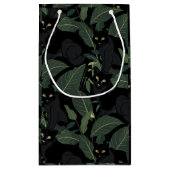 Modern zwart panter patroon klein cadeauzakje (Achterkant)