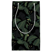 Modern zwart panter patroon klein cadeauzakje (Voorkant)