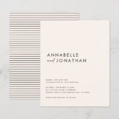 Modern zwart script minimaal hedendaags (Voorkant / Achterkant)