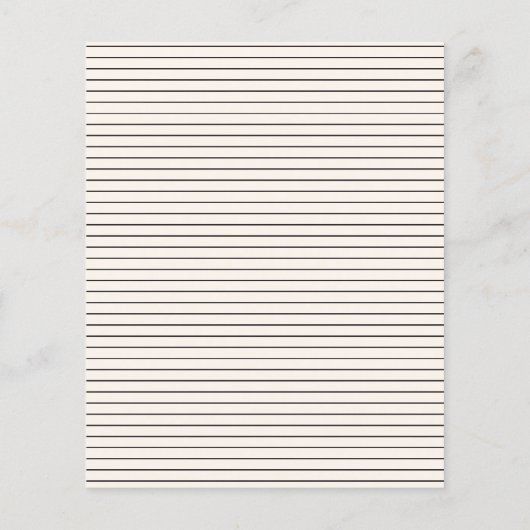 Modern zwart script minimaal hedendaags (Achterkant)