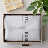 Modern zwart tissuepapier (Geschenk)