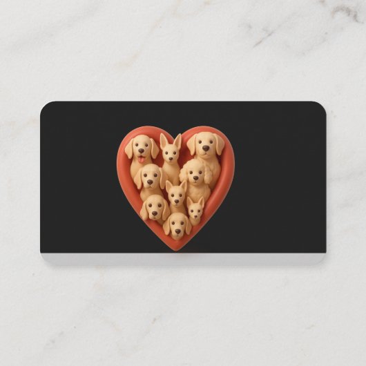 Modern zwart Visitekaartje met zilveren accent (Achterkant)