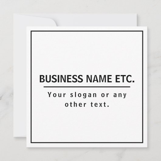 Modern zwart-wit (Voorkant)