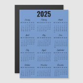 Modern Zwart Wit 2025 Kalender Voljaar Uitzicht (Voorkant / Achterkant)