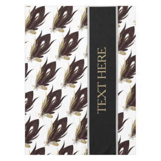 Modern zwart-wit abstract patroon tafelkleed