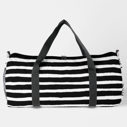 "Modern zwart & wit Abstract" plunjezak (Achterkant)