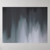 Modern zwart-wit Abstract Poster (Voorkant)
