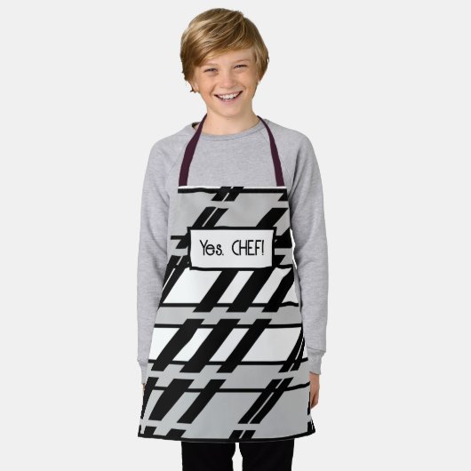 Modern zwart wit Abstract skyline patroon Schort (Gedragen)