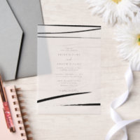 Modern zwart wit Abstracte bruiloft