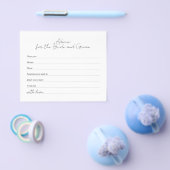 Modern zwart-wit advies voor de bruid en bruidegom flyer (Enkel)