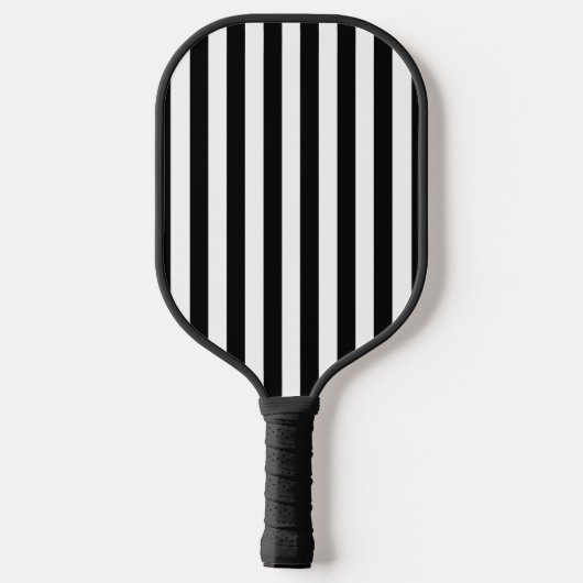 Modern zwart wit Afstuderen cadeau Pickleball Paddle (Achterkant)