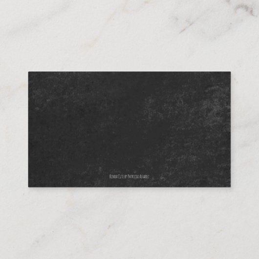 Modern zwart-wit Baby shower luier Raffle Informatiekaartje (Achterkant)