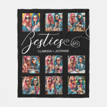 Modern Zwart Wit Bestie 9 Fotocollage