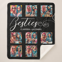 /Modern Zwart Wit Bestie 9 Fotocollage