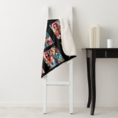 /Modern Zwart Wit Bestie 9 Fotocollage Sherpa Deken (In situ)