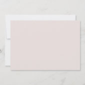 Modern zwart-wit bruiloft Verander de datum Kaart (Achterkant)