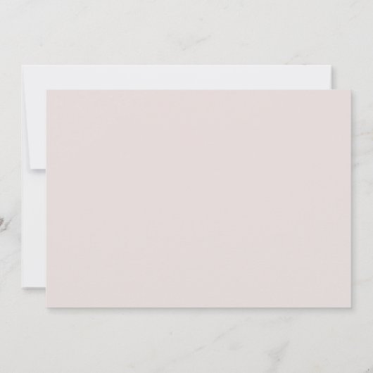 Modern zwart-wit bruiloft Verander de datum Kaart (Achterkant)