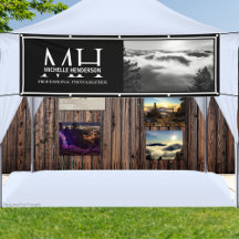 Modern zwart-wit Business Logo 1 Afbeelding Booth