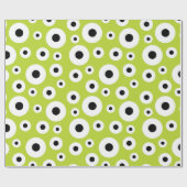 Modern zwart-wit cirkelpatroon cadeaupapier (Vlak)