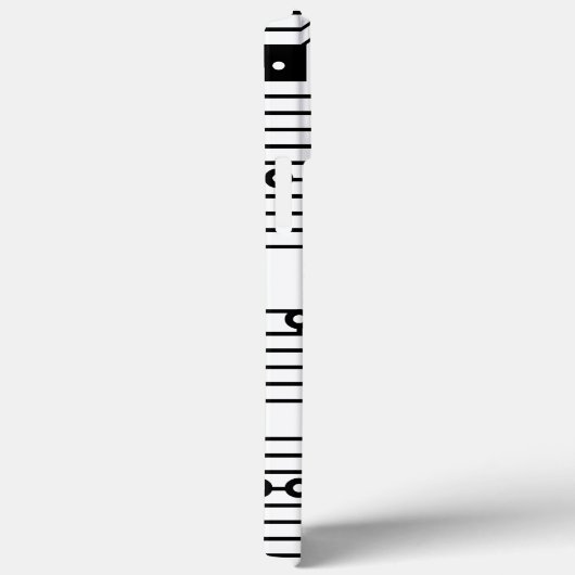 Modern zwart-wit computercircuitpatroon Case-Mate iPhone case (Achterkant / Rechts)