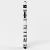 Modern zwart-wit computercircuitpatroon Case-Mate iPhone case (Achterkant/rechts)