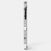 Modern zwart-wit computercircuitpatroon Case-Mate iPhone case (Achterkant/links)