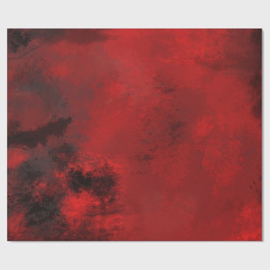 Modern zwart-wit en rood Abstract - creatief en ar Cadeaupapier (Vlak)
