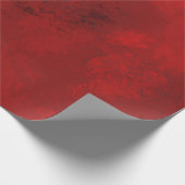 Modern zwart-wit en rood Abstract - creatief en ar Cadeaupapier (Hoek)