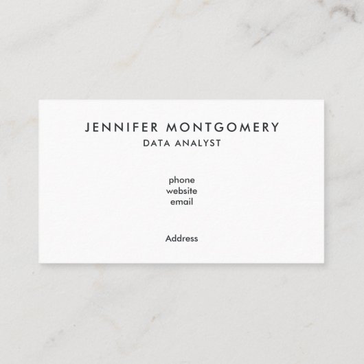 Modern zwart-wit en rood Abstract - creatief en ar Visitekaartje (Achterkant)