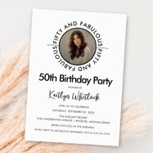 Modern Zwart Wit Fifty en Fabulous