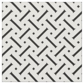 Modern zwart-wit geometrisch patroon stof (Close Up)
