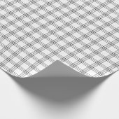 Modern zwart-wit geplakt papier (Hoek)