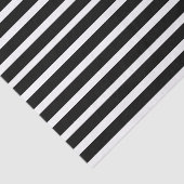 Modern zwart wit gestreept tissuepapier (Detail)