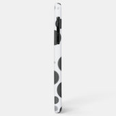 Modern Zwart Wit Grijs Stippen Bellen Minimaal Case-Mate iPhone Case (Achterkant/links)