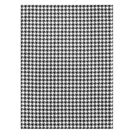Modern zwart wit Houndstooth patroon Tafelkleed