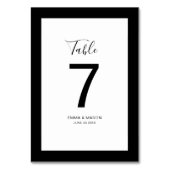 Modern zwart-wit kaart (Achterkant)