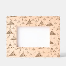 Modern zwart wit kerstboom patroon