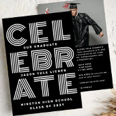 MODERN ZWART-WIT | Klasse van 2024 AFSTUDEERDER PA Kaart