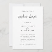 Modern zwart-wit | Kogelschoen Kaart (Voorkant)