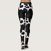 Modern zwart-wit leggings (Achterkant)