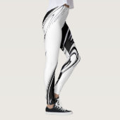 Modern zwart-wit leggings (Rechts)