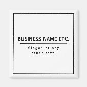 Modern zwart-wit magneet (Voorkant)